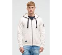 Kapuzensweatjacke CAMP DAVID, Damen, Gr. S, weiß, Material: 50% Baumwolle, 50% Polyester, bedruckt, regular fit normal, eingesetzt Rippbündchen, Sweatjacken, mit Baumwolle (91139765-S) weiß