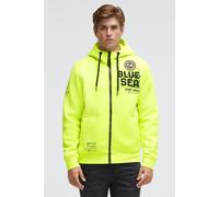 Kapuzensweatjacke CAMP DAVID, Herren, Gr. XXL, gelb, Material: 65% Polyester, 35% Baumwolle, bedruckt, bestickt, regular fit normal, hoch geschlossener Ausschnitt, eingesetzt Rippbündchen, Sweatjacken
