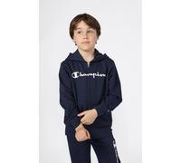Kapuzensweatjacke CHAMPION "BASICS Fleece Full Zip Sweatshirt", Jungen, Gr. XL (164/170), nny, ns, Obermaterial: 54% Baumwolle, 46% Polyester, normal, Sweatjacken, mit Kapuze, aus Baumwollmischung,für