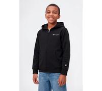 Kapuzensweatjacke CHAMPION "ICONS CONTRAST Terry Full Zip Hoodie", Jungen, Gr. XXL (176), nbk, Obermaterial: 73% Baumwolle, 27% Polyester, normal, Rundhals, Sweatjacken, mit Kapuze, für Kinder, mit Re