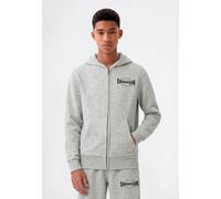 Kapuzensweatjacke CHAMPION "SPORTWEAR ZIP-UP HOODIE Standard Fit", Jungen, Gr. XL, noxm, Obermaterial: 55% Baumwolle, 45% Polyester, Sweatjacken, für Kinder und Jugendliche, mit sportlichem Charakter,