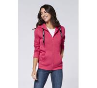 Kapuzensweatjacke CHIEMSEE, Damen, Gr. L (40), lila (raspberry), 60% Baumwolle, 40% Polyester, Sweatjacken (46261456-L) raspberry
