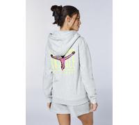 Kapuzensweatjacke CHIEMSEE, Damen, Gr. L (40), high, rise, 76% Baumwolle, 22% Polyester, 2% Viskose, Sweatjacken (95295263-L) high, rise