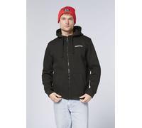 Kapuzensweatjacke CHIEMSEE, Herren, Gr. XL (56/58), schwarz (schwarz beauty), 88% Baumwolle, 12% Polyester, Sweatjacken (64593236-XL) schwarz beauty