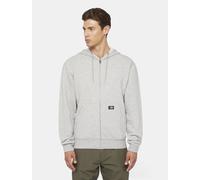 Kapuzensweatjacke DICKIES "Dickies Workwear Sweatshirt MWG FUL ZIP FLC HOD REG GREY", Mädchen, Gr. L, grau, Obermaterial: 80% Baumwolle, 20% Polyester, Sweatjacken (90707128-L) grau