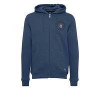 Kapuzensweatjacke FQ1924 "Kapuzensweatjacke FQBirger", Herren, Gr. L, blau (schwarz denim), Obermaterial: 80% Baumwolle CO. 20% Polyester PES., Sweatjacken (51281925-L) schwarz denim