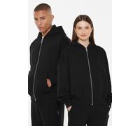 Kapuzensweatjacke HARLEM SOUL, Herren, Gr. XS, schwarz, Material: 65% Baumwolle, 35% Polyester, unifarben, regular fit normal, Rippbündchen, Sweatjacken, mit Baumwolle (45042812-XS) schwarz