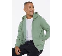 Kapuzensweatjacke HARLEM SOUL, Herren, Gr. XXL, grün (jade grün), Material: 65% Baumwolle, 35% Polyester, unifarben, regular fit normal, eingesetzt Rippbündchen, Sweatjacken, mit Baumwolle (24730811-X