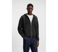 HUGO Relaxed-Fit Kapuzenjacke aus Baumwoll-Terry - Style Dapozip, 50548651 Schwarz XXL