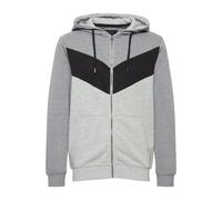 Kapuzensweatjacke INDICODE "Kapuzensweatjacke IDPock", Herren, Gr. M, grau (grau mix), Obermaterial: 60% Baumwolle CO. 40% Polyester PES., Sweatjacken (56461710-M) grau mix