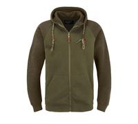 Kapuzensweatjacke INDICODE "Kapuzensweatjacke IDTerence", Herren, Gr. S, grün (army), Obermaterial: 60% Baumwolle CO. 40% Polyester PES., Sweatjacken (21080653-S) army