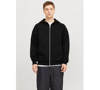 Kapuzensweatjacke JACK & JONES "JJEURBAN EDGE SWEAT ZIP HOOD NOOS" Gr. S, schwarz Herren Sweatjacken (57537832-S) schwarz