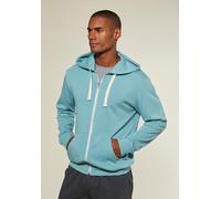 Kapuzensweatjacke KANGAROOS, Herren, Gr. 3XL (64/66), grün (mint), angeraute Sweatware, Obermaterial: 60% Baumwolle, 40% Polyester, unifarben, bequem normal, Rundhals, angesetztes Bündchen, Sweatjacke