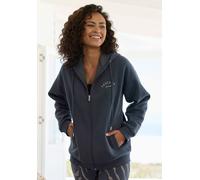 LASCANA Kapuzensweatjacke Damen anthrazit Gr.44/46