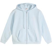 Kapuzensweatjacke LEVI'S "EVERYDAY ZIP HOODIE", Damen, Gr. M (38), country air brushed fleece, Sweatware, Obermaterial: 58% Baumwolle, 42% Polyester, regular fit normal, ohne Ausschnitt, elastischer B