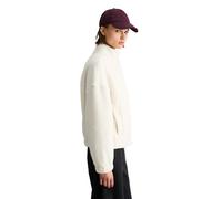Kapuzensweatjacke MARC O'POLO DENIM "aus recyceltem Polyester", Damen, Gr. XXS, weiß (weiß blush), Obermaterial: 100% Polyester, unifarben, relaxed fit, elastischer Bund, Sweatjacken (33268169-XXS) we