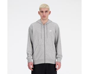 Kapuzensweatjacke NEW BALANCE, Herren, Gr. XL, athletic grau, Obermaterial: 60% Baumwolle, 40% Polyester, Sweatjacken, mit Kapuze, für Alltag und Sport, weicher Stoff, lockere Passform (53142718-XL) a