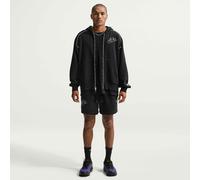 Kapuzensweatjacke NIKE SPORTSWEAR "M NK AIR BB FZ HDY", Herren, Gr. S, schwarz (schwarz, weiß, weiß), Jersey, Obermaterial: 80% Baumwolle, 20% Polyester, kontrastfarbene Details, unifarben, Basic norm