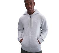 Kapuzensweatjacke NIKE SPORTSWEAR "M NK CLUB BB FZ HOODIE", Herren, Gr. XL, grau (birch heathe), Jersey, Obermaterial: 80% Baumwolle, 20% Polyester, normal, Rundhals, Sweatjacken, mit Rundhalsausschni