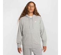 Nike Herren Club Ft Full Zip Jacke, Dk Grey Heather/Lt Smoke Grey, XL