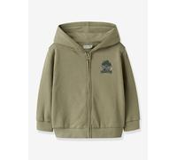 Kapuzensweatjacke NMMVOLTINUS Jungen NAME IT salbeigrün Gr. 92/98