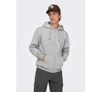 Only & Sons Herren Sweatjacke 'CERES' grau, Größe XL, 5160946 Grau XL