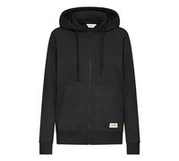 Kapuzensweatjacke OXMO "Kapuzenfleecejacke OXKaren", Damen, Gr. M, schwarz, Obermaterial: 80% Polyester PES. 20% Baumwolle CO., Sweatjacken (79984833-M) schwarz