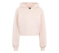 Kapuzensweatjacke PLEIN SPORT "Scratch", Damen, Gr. XS, 03, rose, pink, Obermaterial: 59% Baumwolle, 35% Polyester, 6% Elasthan, Sweatjacken (28630421-XS) 03, rose, pink