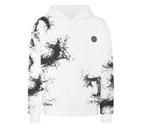 Kapuzensweatjacke PLEIN SPORT "Splash", Jungen, Gr. XL, 01, weiß, Obermaterial: 13% Polyester, 87% Baumwolle, Sweatjacken (92029553-XL) 01, weiß