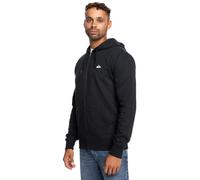 Kapuzensweatjacke QUIKSILVER "BASIC HOOD ZIP YOUNG MEN", Herren, Gr. L, schwarz, Sweatware, Obermaterial: 60% Baumwolle, 40% Polyester, unifarben, hoch geschlossener Ausschnitt, eingesetzt Bündchen, S