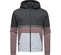 Kapuzensweatjacke RAGWEAR "Blocky" Gr. XXXL (58), schwarz Herren Sweatjacken (97646250-XXXL) schwarz