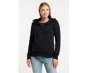 Kapuzensweatjacke RAGWEAR "NESKIA ZIP", Damen, Gr. L, schwarz, Sweatware, Obermaterial: 70% Baumwolle, 30% Polyester, unifarben, normal, Rundhals, Sweatjacken (13744728-L) schwarz