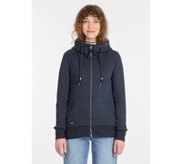 Kapuzensweatjacke RAGWEAR "NESKIA ZIP", Damen, Gr. M, navy, Sweatware, Obermaterial: 70% Baumwolle, 30% Polyester, unifarben, normal, Rundhals, Sweatjacken (81489636-M) navy