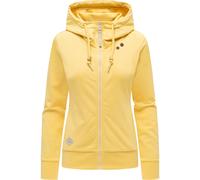 Kapuzensweatjacke RAGWEAR "Paya Intl.", Damen, Gr. 4XL (48), banana26, Material: 50% Baumwolle, 50% Polyester, tailliert hüftbedeckend, hoch geschlossener Ausschnitt, eng Rippbündchen, Sweatjacken, sp