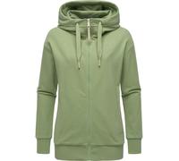 Kapuzensweatjacke RAGWEAR "Yodis Zip" Gr. M (38), grün Damen Sweatjacken (86549955-M) grün
