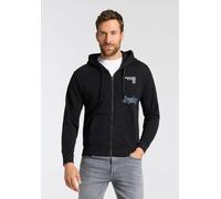 Kapuzensweatjacke REPLAY, Herren, Gr. S, schwarz, Sweatware, Obermaterial: 100% Baumwolle, normal, ohne Ausschnitt, angesetztes Bündchen, Sweatjacken (98802720-S) schwarz