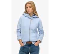 Superdry Damen Essential Kapuzenjacke mit Logo Leuchtend Blau 40