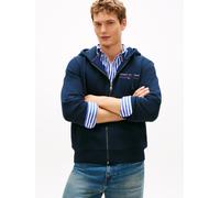 Kapuzensweatjacke TOMMY HILFIGER "BRAND LOVE", Herren, Gr. S, desert sky, Sweatware, Obermaterial: 100% Baumwolle, regular fit normal, Bündchen, Sweatjacken (66504003-S) desert sky
