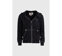 True Religion Herren Big T Zip Up Hoodie Kapuzenpullover, Jet Black, Medium