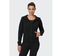 Kapuzensweatjacke VENICE BEACH "KIRSTY", Damen, Gr. M (40), schwarz, Jersey, Obermaterial: 68% Baumwolle, 30% Polyester, 2% Elasthan, unifarben, normal, Sweatjacken (61921028-M) schwarz