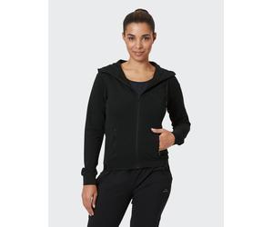 Kapuzensweatjacke VENICE BEACH "KIRSTY", Damen, Gr. XL (44), schwarz, Jersey, Obermaterial: 68% Baumwolle, 30% Polyester, 2% Elasthan, unifarben, normal, Sweatjacken (61921028-XL) schwarz