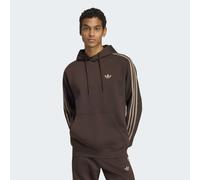 Kapuzensweatshirt ADIDAS ORIGINALS "3S HD", Herren, Gr. M, braun (aurora coffee), Obermaterial: 70% Baumwolle, 30% Polyester, normal, Rundhals, angesetztes Bündchen, Sweatshirts (19569939-M) aurora co