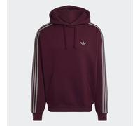 Kapuzensweatshirt ADIDAS ORIGINALS "ADICOLOR CLASSICS 3-STREIFEN HOODIE", Herren, Gr. XXL, maroon, Obermaterial: 70% Baumwolle, 30% Polyester, normal, Rundhals, angesetztes Bündchen, Sweatshirts (4672