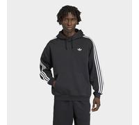 Kapuzensweatshirt ADIDAS ORIGINALS "3S HOODY", Herren, Gr. XXL, schwarz, Obermaterial: 70% Baumwolle, 30% Polyester, angesetztes Bündchen, Sweatshirts (21029138-XXL) schwarz