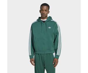 Kapuzensweatshirt ADIDAS ORIGINALS "ADIDAS ADICOLOR SPACER, OVERSIZED", Herren, Gr. L, collegiate grün, Obermaterial: 53% Baumwolle, 47% Polyester, normal, Rundhals, angesetztes Bündchen, Sweatshirts,