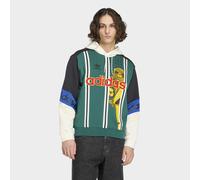 Kapuzensweatshirt ADIDAS ORIGINALS "ARCHIVE GRAPHIC HOODIE", Herren, Gr. M, bunt (collegiate grün), Obermaterial: 82% Baumwolle, 18% Polyester, normal, V-Ausschnitt, angesetztes Bündchen, Sweatshirts,