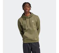 Kapuzensweatshirt ADIDAS ORIGINALS "ESS HD", Herren, Gr. S, grün (olive strata), Obermaterial: 70% Baumwolle, 30% Polyester, normal, Rundhals, Sweatshirts, Basic Hoodie, Kapuzenpullover mit Logo (7892