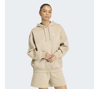 Kapuzensweatshirt ADIDAS ORIGINALS "ESSENTIALS OVERSIZE FLEECE HOODIE", Damen, Gr. L, beige (khaki three), Obermaterial: 82% Baumwolle, 18% Polyester, normal, Rundhals, angesetztes Bündchen, Sweatshir