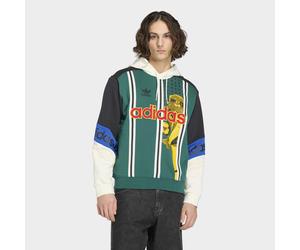 Kapuzensweatshirt ADIDAS ORIGINALS "FTBL GFX HD", Herren, Gr. XXL, collegiate grün, Obermaterial: 82% Baumwolle, 18% Polyester, normal, V-Ausschnitt, angesetztes Bündchen, Sweatshirts (73690539-XXL) c