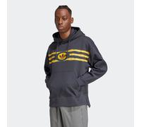 Kapuzensweatshirt ADIDAS ORIGINALS "GRAPHIC HOODIE", Herren, Gr. L, grau (night grau), Obermaterial: 100% Baumwolle, Sweatshirts (25368415-L) night grau